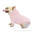 2021 new Comfortable sunflower design fleece dog clothes